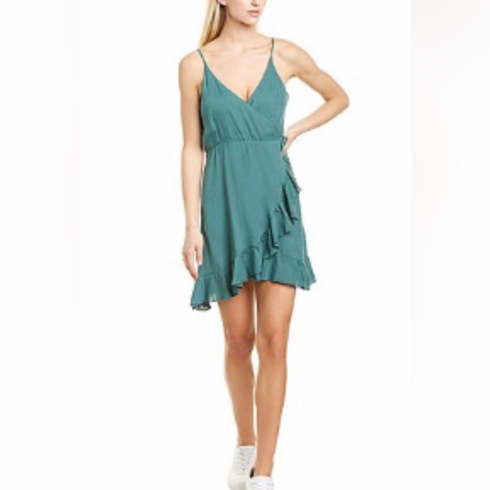 PATRONS OF PEACE Short Wrap Dress